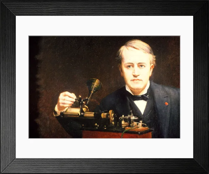 Framed Print : Thomas Edison, American Inventor Framed Print : Thomas Edison, American Inventor