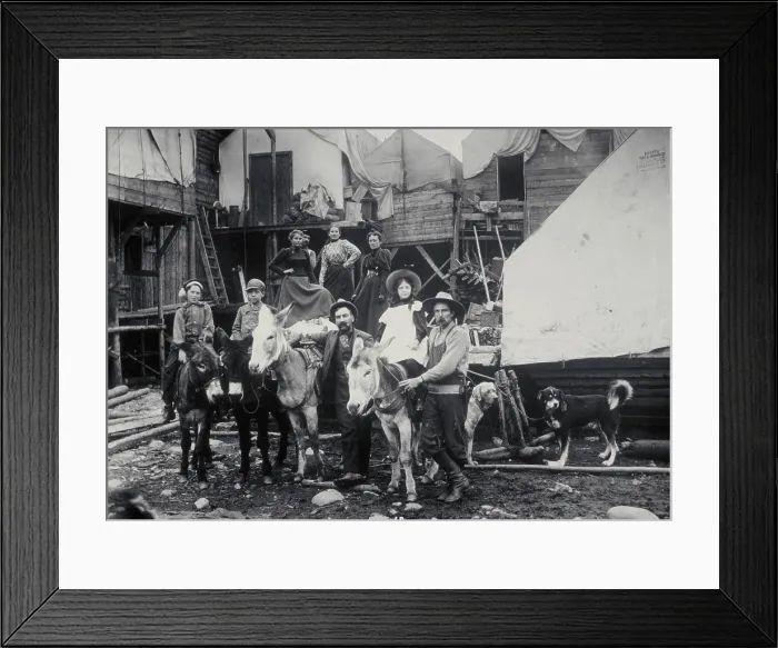 Framed Print : Klondike Gold Rush, 1898