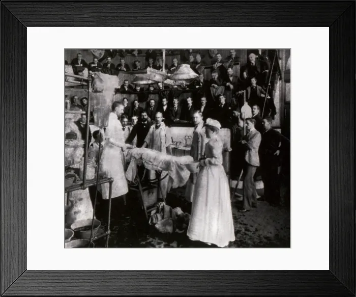 Framed Print : Bellevue Operating Room, Late 19th Century Framed Print : Bellevue Operating Room, Late 19th Century