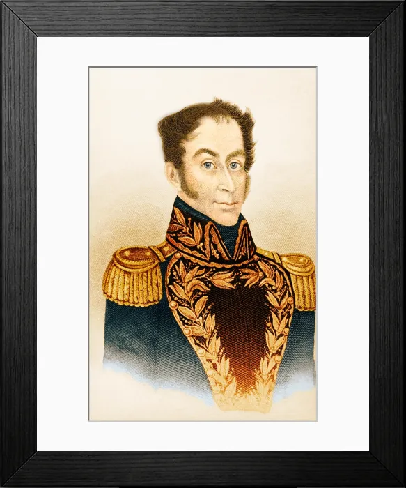 Framed Print : Simon Bolivar, Venezuelan Political Leader Framed Print : Simon Bolivar, Venezuelan Political Leader