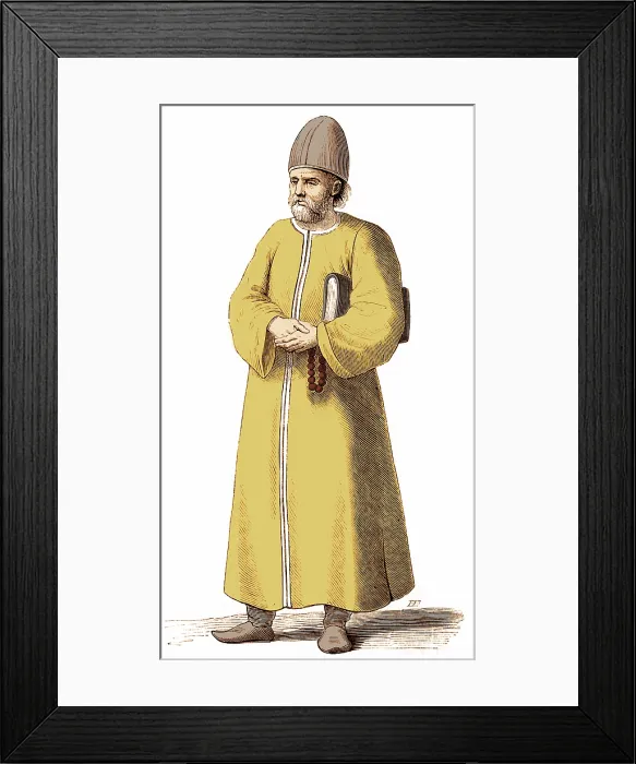 Framed Print : 17th century Turkish Imam Framed Print : 17th century Turkish Imam