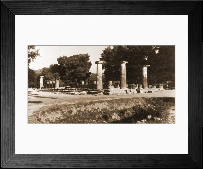 Framed Print : Temple of Zeus, Olympia, Greece Framed Print : Temple of Zeus, Olympia, Greece