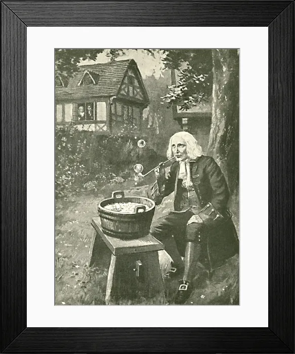 Framed Print : Isaac Newton, English Polymath