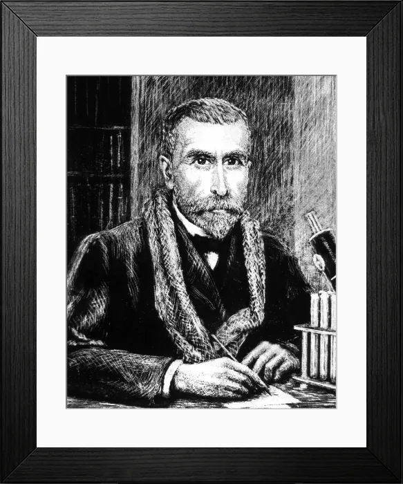 Framed Print : Pierre Paul Emile Roux, French Bacteriologist