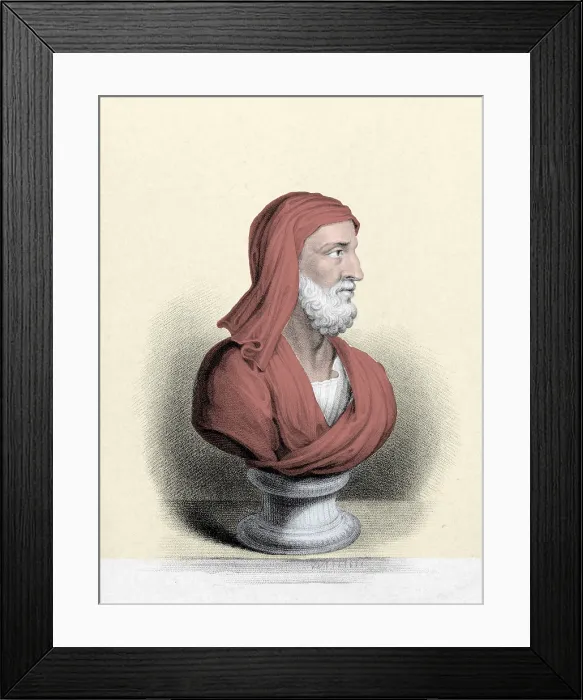 Framed Print : Plutarch, Greek Historian and Biographer Framed Print : Plutarch, Greek Historian and Biographer