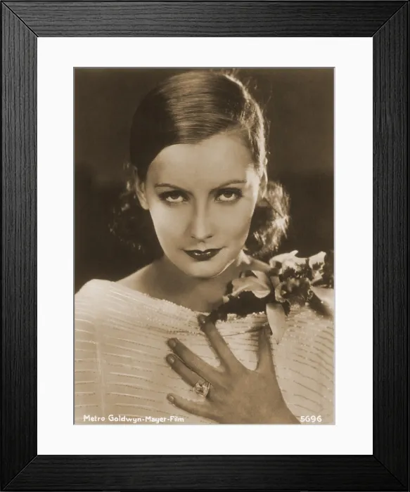Framed Print : Greta Garbo, Hollywood Movie Star