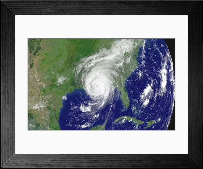Framed Print : Hurricane Katrina Framed Print : Hurricane Katrina