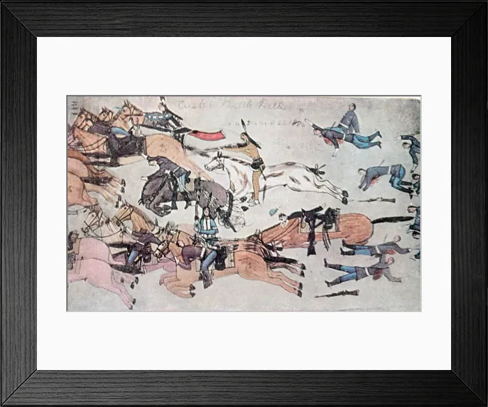 Framed Print : Crazy Horse at the Battle of the Little Bighorn, 1876 Framed Print : Crazy Horse at the Battle of the Little Bighorn, 1876