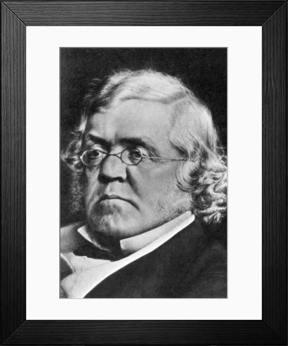 Framed Print : William Makepeace Thackeray, English Author Framed Print : William Makepeace Thackeray, English Author