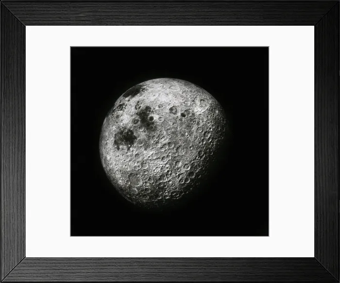 Framed Print : Moon Seen From 1000 Miles Away, Apollo 16 Mission Framed Print : Moon Seen From 1000 Miles Away, Apollo 16 Mission