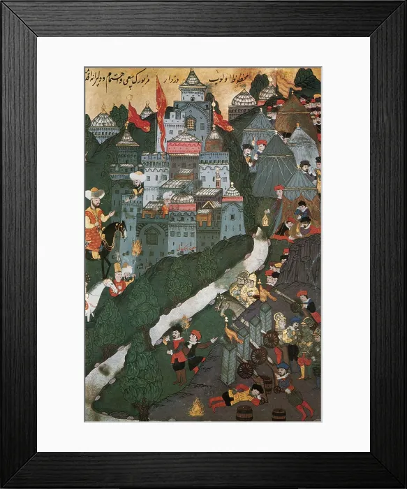 Framed Print : Crusade of Nicopolis, 1396
