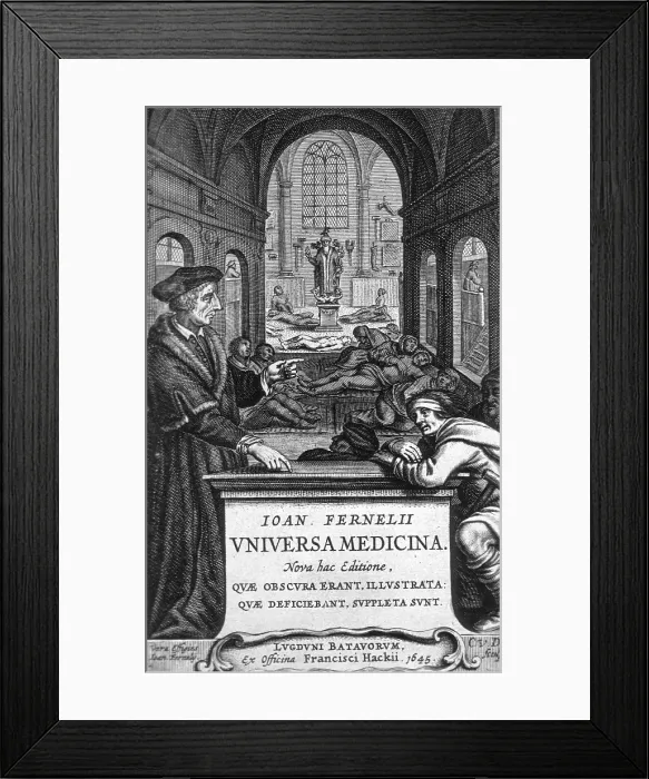 Framed Print : Jean Francois Fernel, French Polymath Framed Print : Jean Francois Fernel, French Polymath