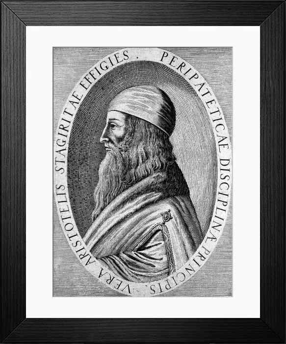Framed Print : Aristotle, Ancient Greek Philosopher and Polymath