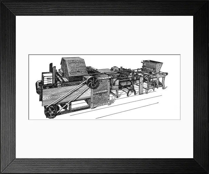 Framed Print : Starch-Buck, Candy Making Machine Framed Print : Starch-Buck, Candy Making Machine