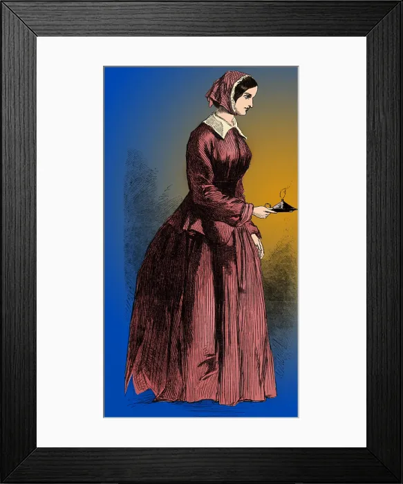 Framed Print : Florence Nightingale, English Nurse Framed Print : Florence Nightingale, English Nurse