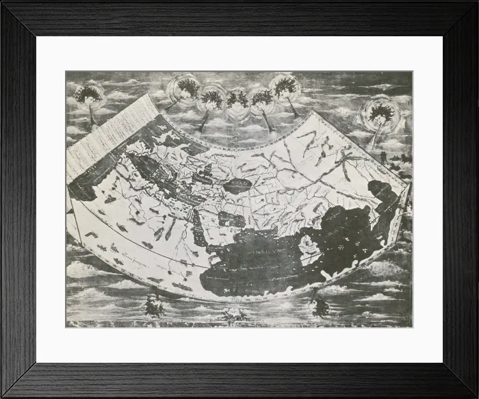 Framed Print : Ptolemy, World Map Framed Print : Ptolemy, World Map