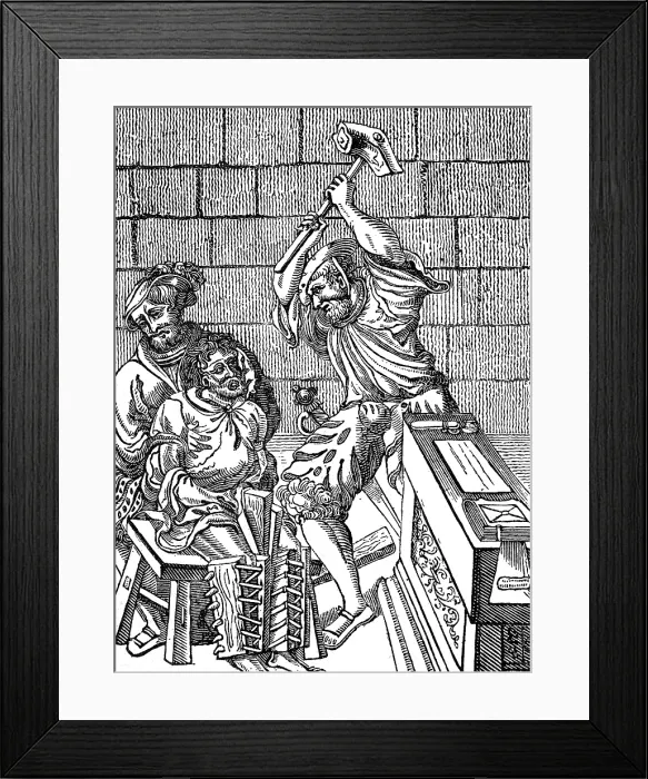 Framed Print : Medieval Torture, The Boot Framed Print : Medieval Torture, The Boot