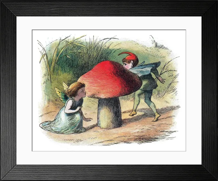 Framed Print : Fairy and Elf, Legendary Creatures