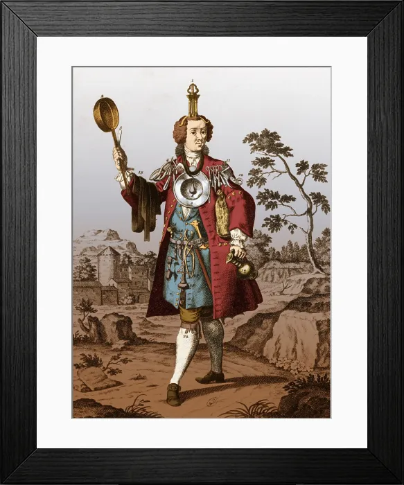 Framed Print : Barber-Surgeon, 18th Century Framed Print : Barber-Surgeon, 18th Century