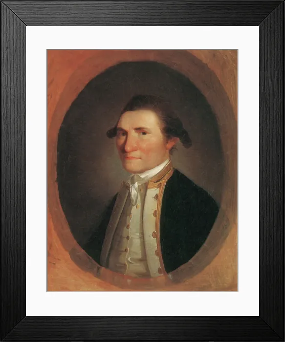 Framed Print : Captain James Cook, English Explorer Framed Print : Captain James Cook, English Explorer