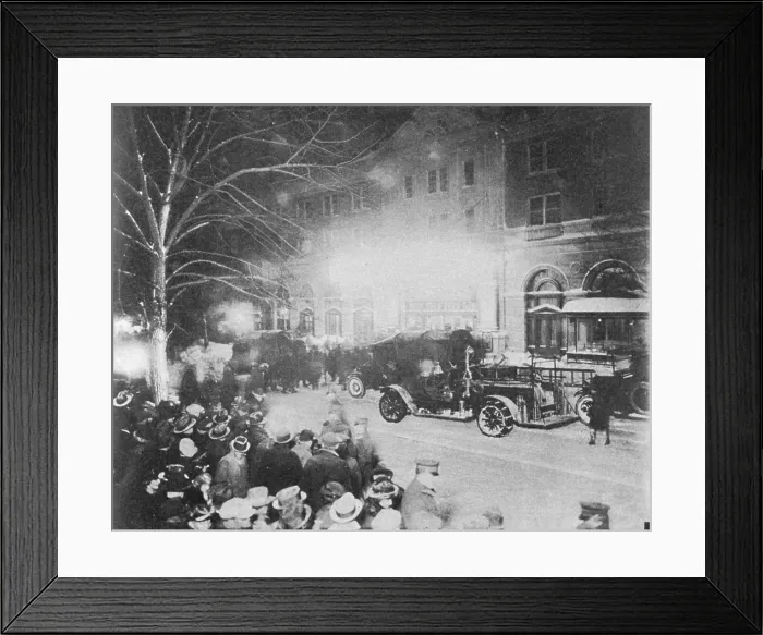 Framed Print : Knickerbocker Storm Damage, 1922 Framed Print : Knickerbocker Storm Damage, 1922