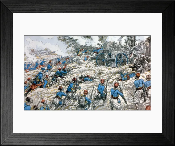 Framed Print : WWI, Tirailleurs at the Battle of the Marne, 1914 Framed Print : WWI, Tirailleurs at the Battle of the Marne, 1914