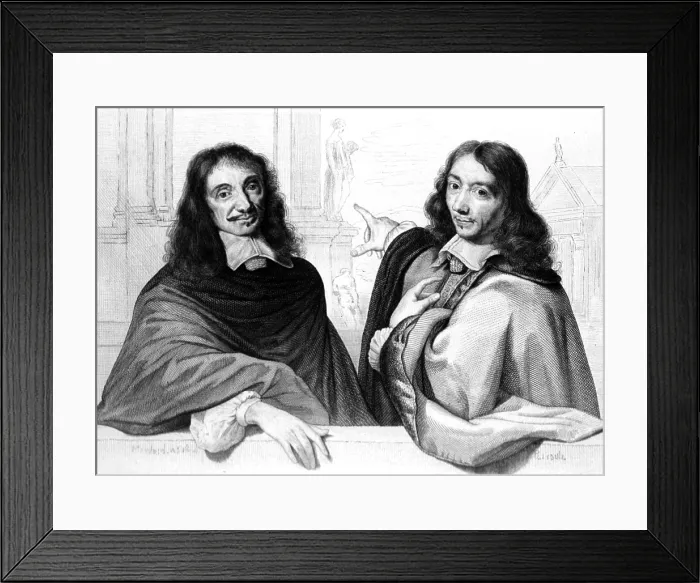 Framed Print : Francois Mansart and Claude Perrault, French Architects Framed Print : Francois Mansart and Claude Perrault, French Architects