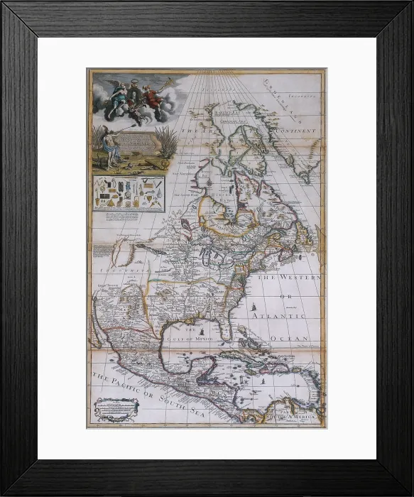 Framed Print : Colonial North America