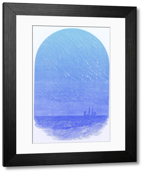 Framed Print : Leonid Meteor Shower, 1799 Framed Print : Leonid Meteor Shower, 1799