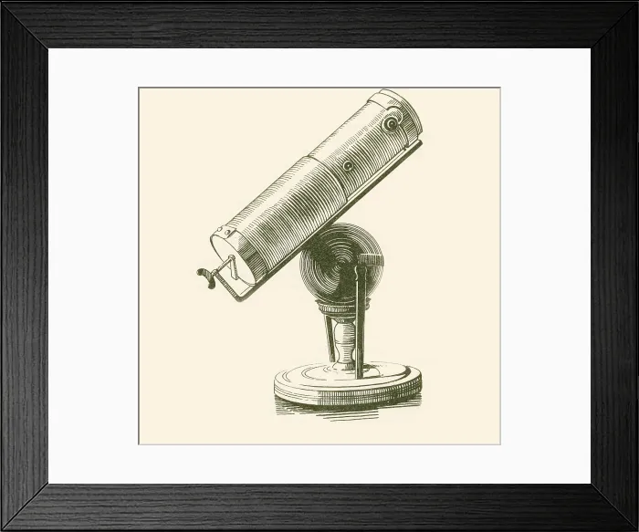 Framed Print : Newton's little reflector