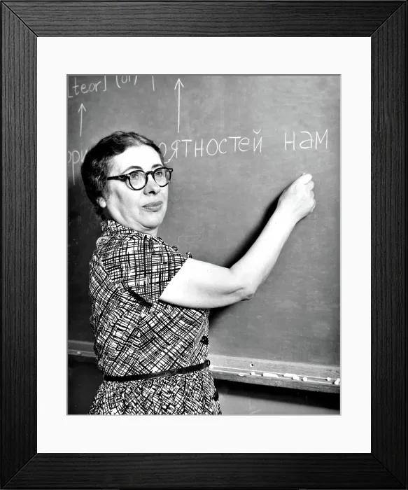 Framed Print : Ida Rhodes, American Mathematician Framed Print : Ida Rhodes, American Mathematician