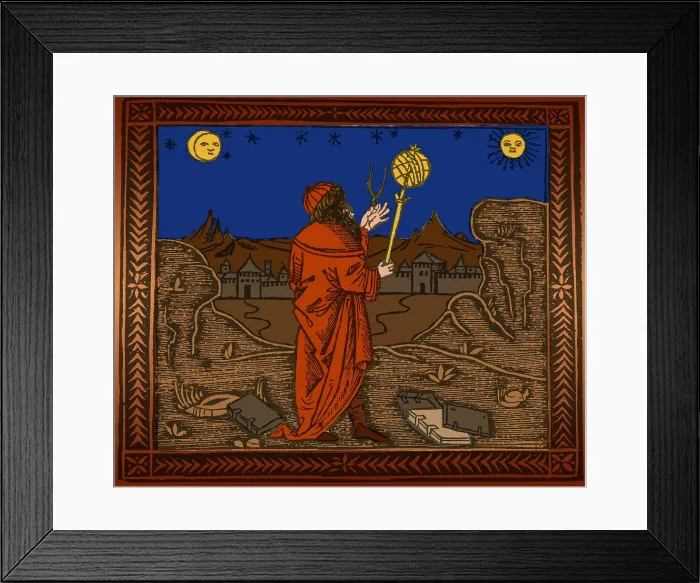 Framed Print : Albumasar, Persian Astrologer Astronomer