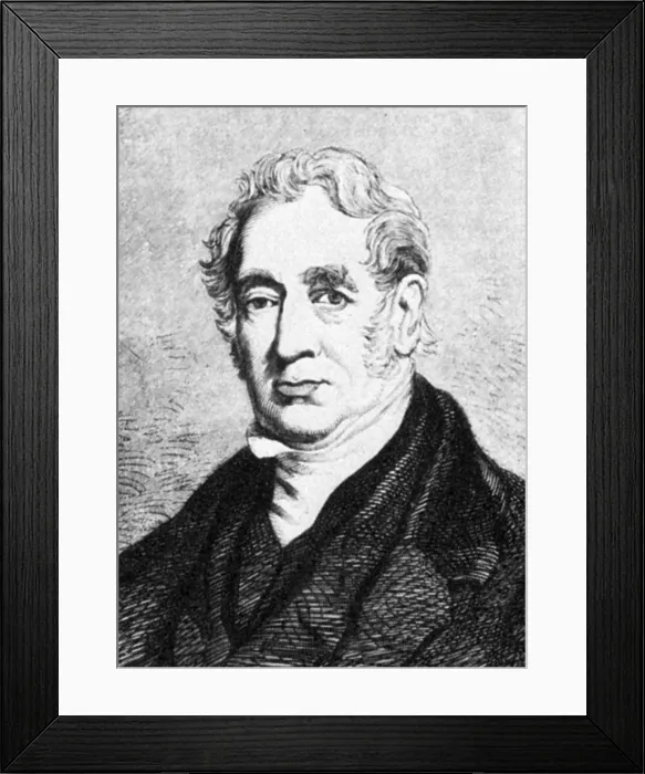 Framed Print : George Stephenson, English Civil Engineer Framed Print : George Stephenson, English Civil Engineer