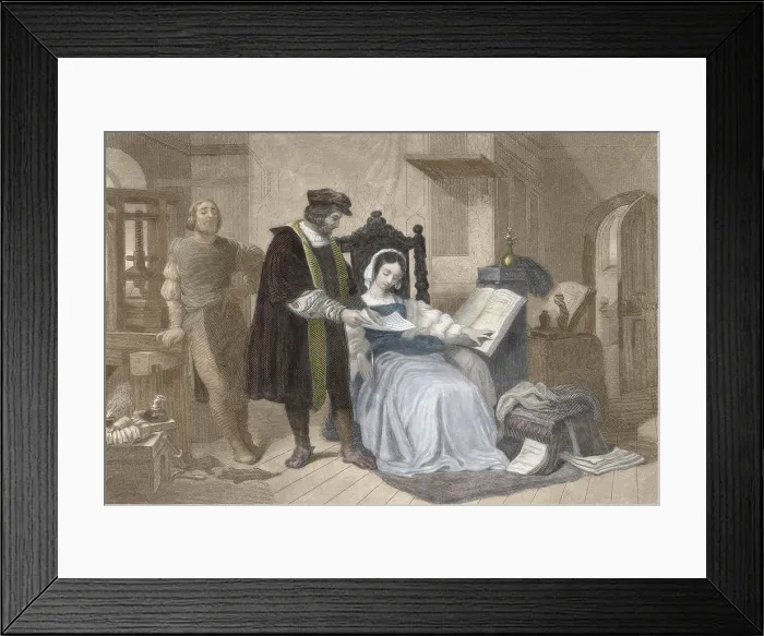 Framed Print : Johannes Gutenberg, German Inventor and Publisher Framed Print : Johannes Gutenberg, German Inventor and Publisher