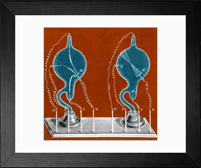 Framed Print : Cathode Ray Tubes