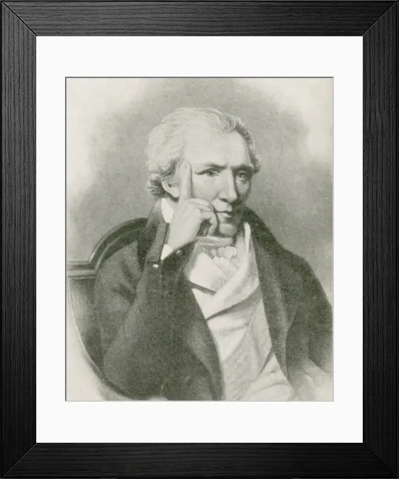 Framed Print : Benjamin Thompson, Anglo-American Physicist Framed Print : Benjamin Thompson, Anglo-American Physicist
