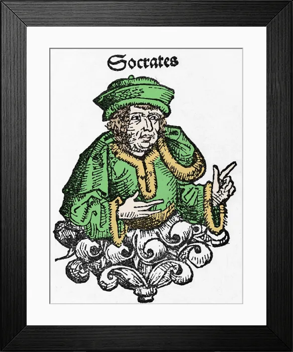 Framed Print : Socrates, Ancient Greek Philosopher Framed Print : Socrates, Ancient Greek Philosopher