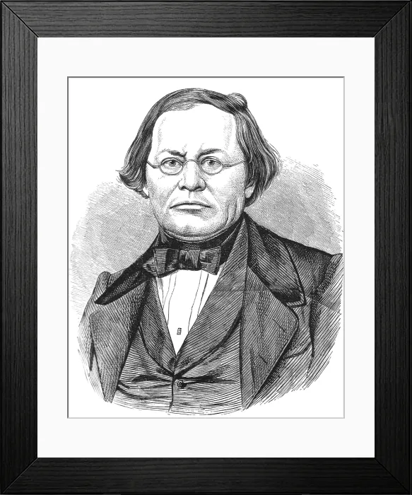 Framed Print : Joseph Skoda, Czech Physician Framed Print : Joseph Skoda, Czech Physician