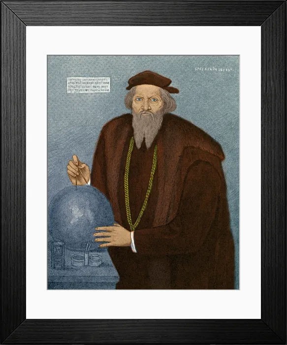 Framed Print : Sebastian Cabot, Italian Explorer Framed Print : Sebastian Cabot, Italian Explorer