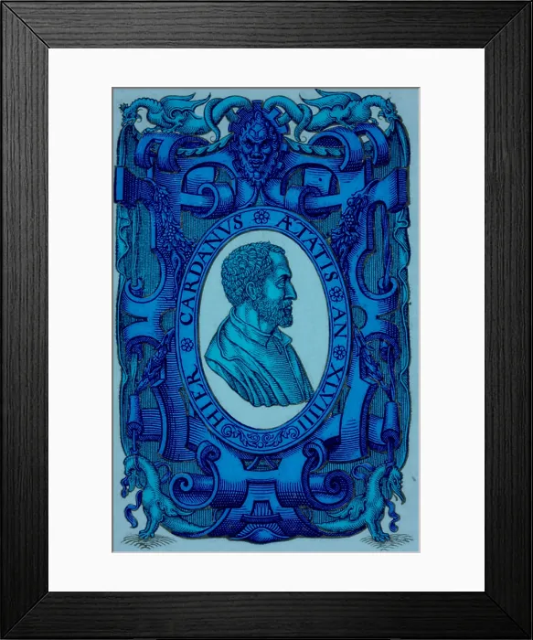 Framed Print : Gerolamo Cardano, Italian Polymath Framed Print : Gerolamo Cardano, Italian Polymath
