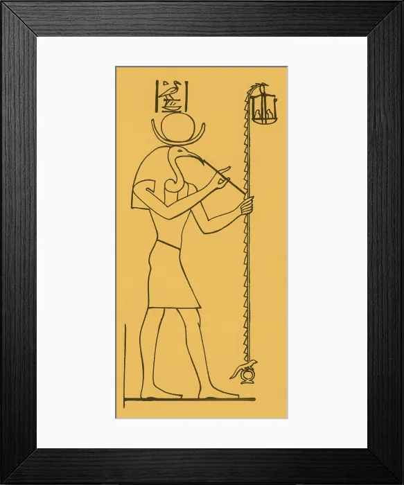 Framed Print : Thoth, Egyptian God of Wisdom Framed Print : Thoth, Egyptian God of Wisdom