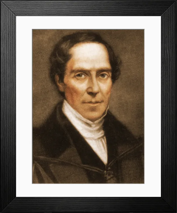 Framed Print : Gideon Mantell, English Paleontologist Framed Print : Gideon Mantell, English Paleontologist