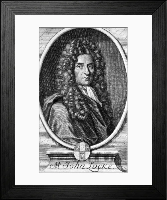 Framed Print : John Locke, English Philosopher Framed Print : John Locke, English Philosopher