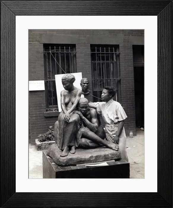 Framed Print : Augusta Savage, American Scuptor
