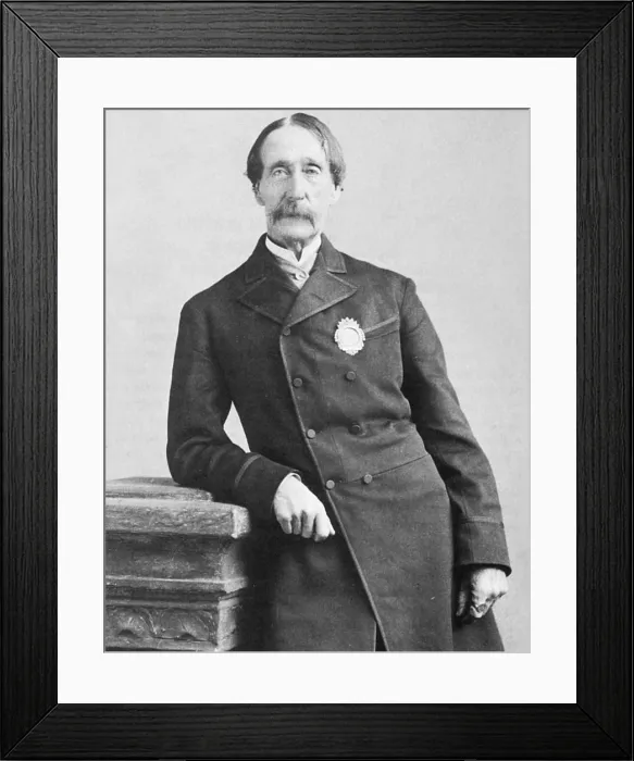 Framed Print : Henry Bergh, American Founder of ASPCA Framed Print : Henry Bergh, American Founder of ASPCA