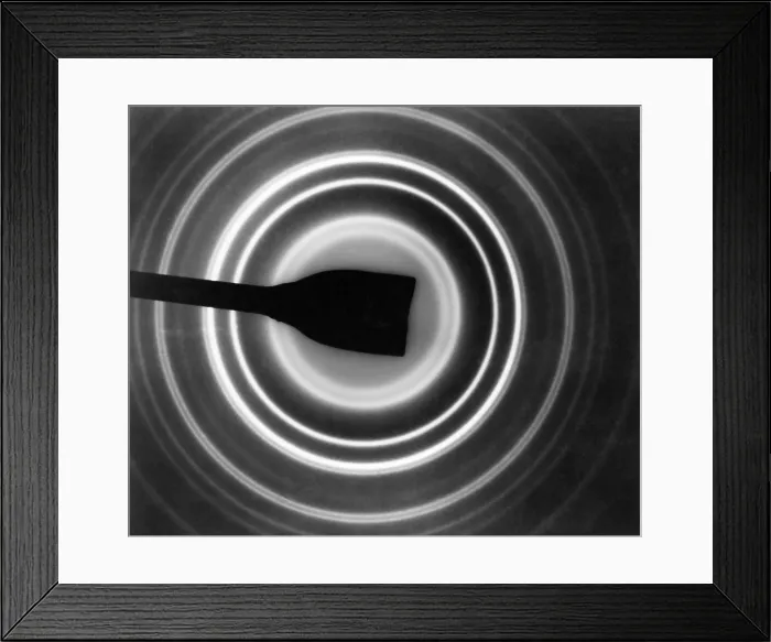 Framed Print : X-Ray Diffraction Polycrystalline Framed Print : X-Ray Diffraction Polycrystalline