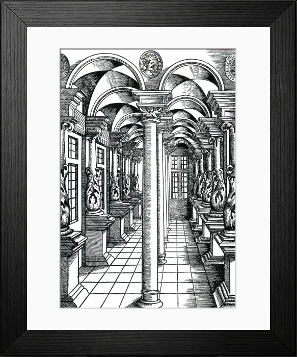 Framed Print : Linear Perspective, 1546 Framed Print : Linear Perspective, 1546