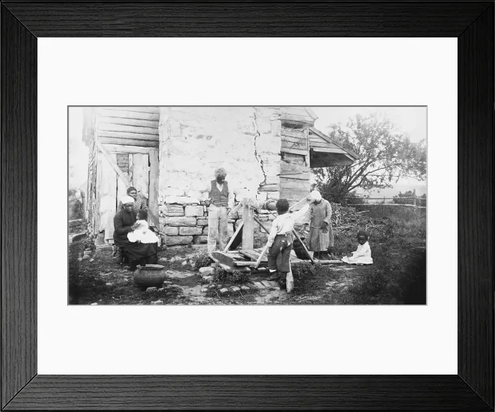 Framed Print : Slave Quarters