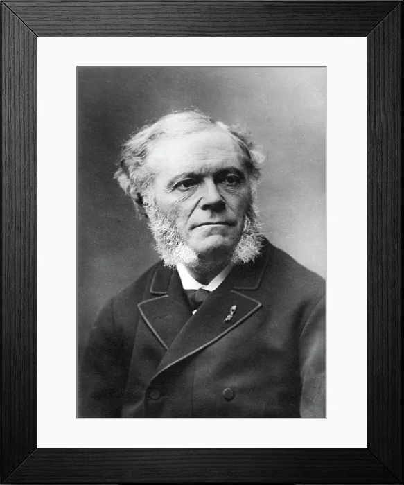 Framed Print : Cesar Franck, Belgian Composer