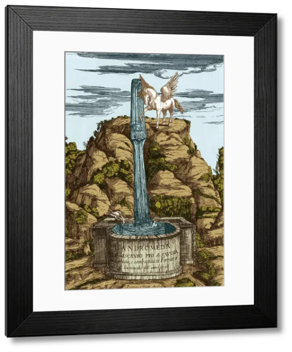 Framed Print : Pegasus on Mount Parnassus